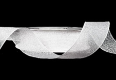 Лента декоративная Перламутровая, полиэстер, 25 мм х 13 ярд., белый (8 шт./упак.) - фото1