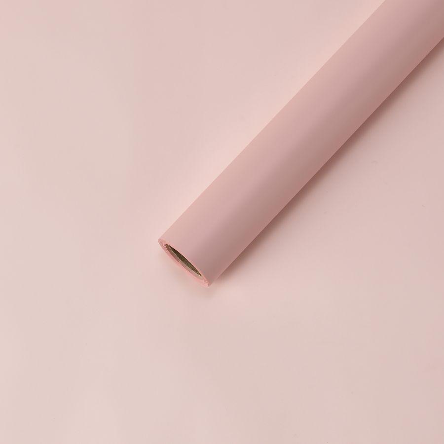 Упак. материал флористическая пленка "PASTEL new", 60 см*30 м, Розовый - фото1