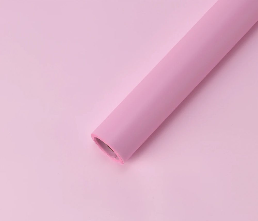 Упак. материал флористическая пленка "PASTEL new", 60 см*10 м, ярко-розовый - фото1