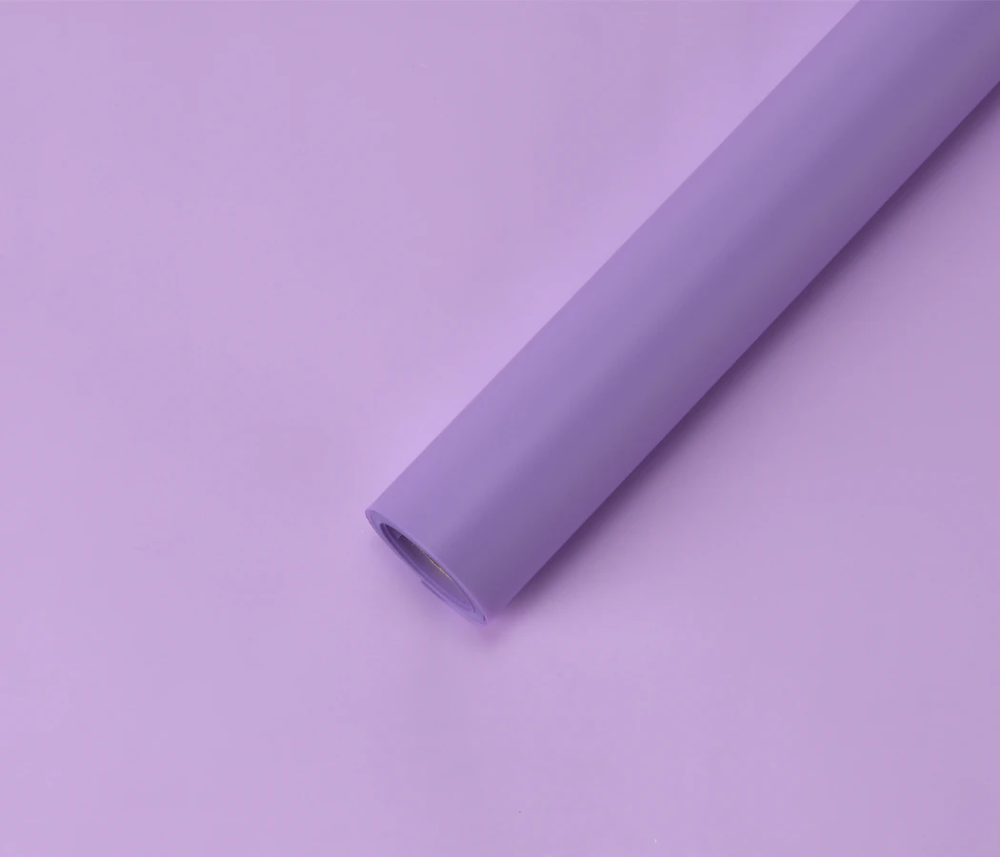 Упак. материал флористическая пленка "PASTEL new", 60 см*10 м, нежно-лиловый - фото1