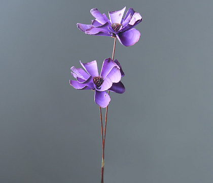 "Сакура" ручной работы, длина 50 см, 2 шт/упак., пурпурный - фото1