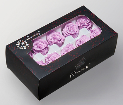 Сухоцвет "Роза" класса А, 4 см, 10 шт/упак., орхидея - фото1 Сухоцвет "Роза" класса А, 4 см, 10 шт/упак., орхидея - фото1