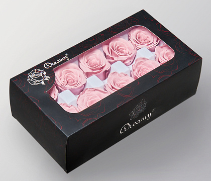 Сухоцвет "Роза" класса А, 4 см, 10 шт/упак., светло-розовый - фото1 Сухоцвет "Роза" класса А, 4 см, 10 шт/упак., светло-розовый - фото1