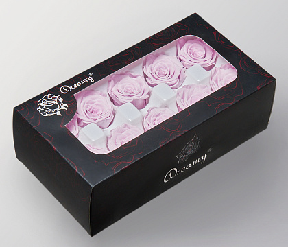 Сухоцвет "Роза" класса А, 4 см, 10 шт/упак., светло-сиреневый - фото1 Сухоцвет "Роза" класса А, 4 см, 10 шт/упак., светло-сиреневый - фото1