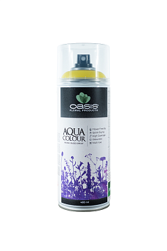 Спрей-краска Oasis Aqua Color на водной основе, 400 мл, ярко-желтый, арт. 30-06002 - фото1