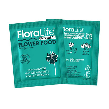 Упаковка Floralife Food Clear 300 Порошк. подкорм. для срез. цветов, 5гр, 50 шт/упак, арт. 82-10702 - фото1