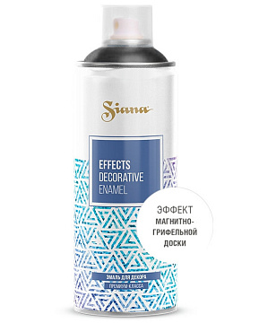 Эмаль для декора "Siana Effects"магнитно-грифельная доска (аэрозоль) SNMG001 - фото1