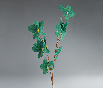 Искусственная декоративная ветка Зельква 130*40, 1 шт., зеленый - фото1