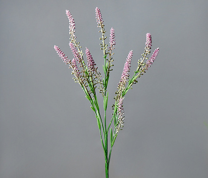 Искусственная декоративная ветка Лаванды 73*12, 1 шт., сиреневый - фото1