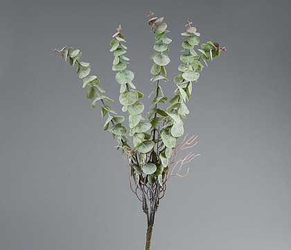 Искусственная декоративная ветка Эвкалипта 50*15, 1 шт. - фото1