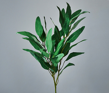 Искусственная декоративная ветка Эвкалипта 80*30, 1 шт., зеленый - фото1