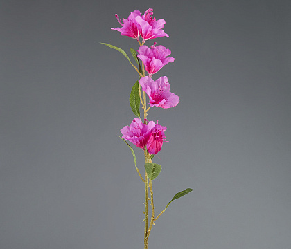 Цветок искусственный декоративный '''Азалия" 88*7 см, 1 шт., ярко-розовый - фото1
