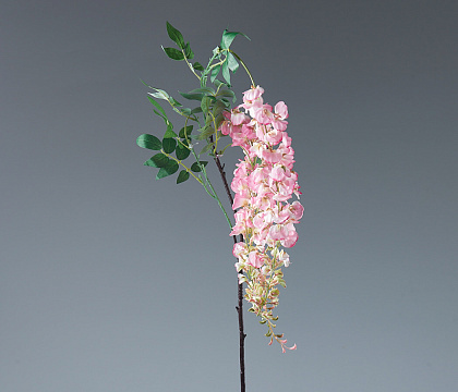 Цветок искусственный декоративный ''Глициния" 160*10 см, 1 шт., светло-розовый - фото1