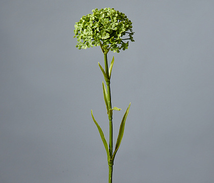 Цветок искусственный декоративный ''Гортензия калина" 45*7 см, 1 шт., оливковый - фото1