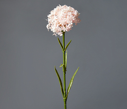 Цветок искусственный декоративный ''Гортензия калина" 45*7 см, 1 шт., светло-розовый - фото1