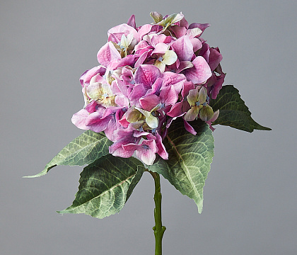Цветок искусственный декоративный ''Гортензия" 53*20 см, 1 шт., сиреневый - фото1