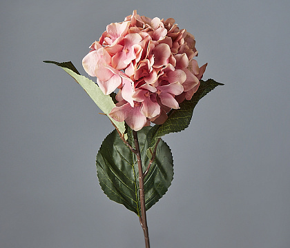 Цветок искусственный декоративный ''Гортензия" 70*19 см, 1 шт., св.розовый - фото1