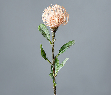 Цветок искусственный декоративный ''Леукоспермум" 52*7 см, 1 шт., светло-розовый - фото1