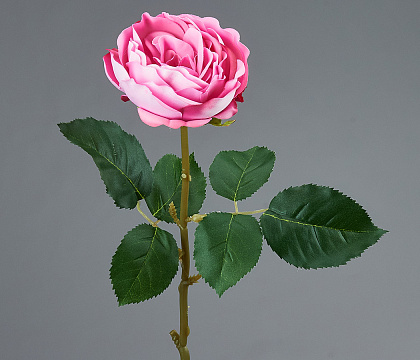 Цветок искусственный декоративный ''Роза пионовидная" 51*9 см, 1 шт., розовый - фото1