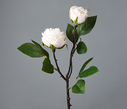 Цветок искусственный декоративный ''Роза" 54*6 см, 1 шт., светло-розовый - фото1