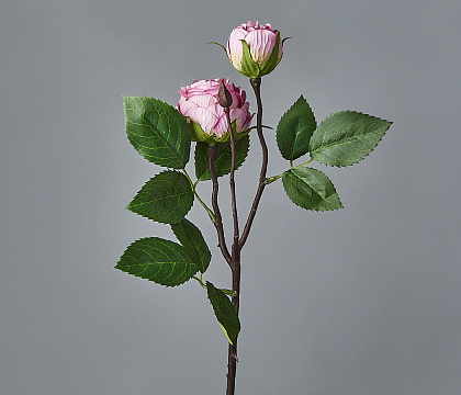 Цветок искусственный декоративный ''Роза" 54*6 см, 1 шт., сиреневый - фото1