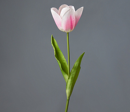 Цветок искусственный декоративный ''Тюльпан" 51*6 см, 1 шт., светло-розовый - фото1 Цветок искусственный декоративный ''Тюльпан" 51*6 см, 1 шт., светло-розовый - фото1