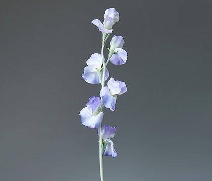 Цветок искусственный декоративный "Чина душистая" 64 см, 1 шт., светло-лавандовый - фото1