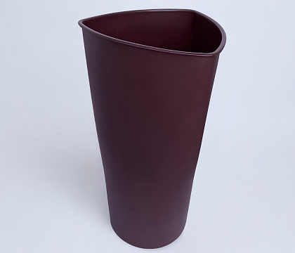 Пластиковая ваза для цветов, 43 см х 25 см, винный - фото1